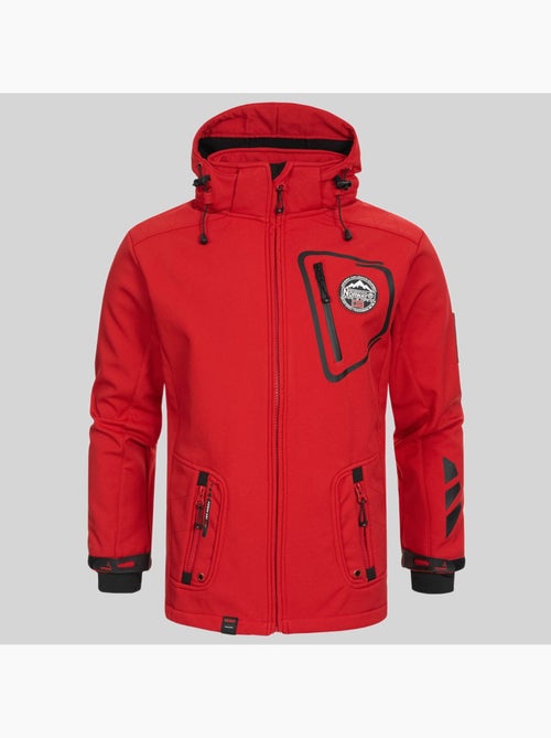 Casaco softshell com capuz tacebook – geographical norway - Kiabi