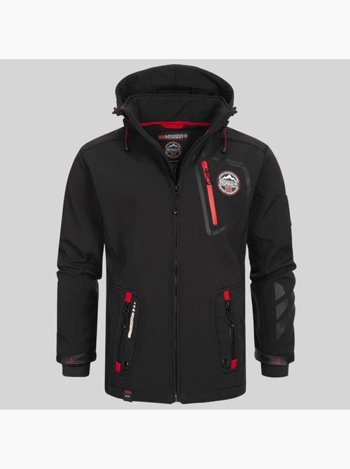 Casaco softshell com capuz tacebook – geographical norway - Kiabi