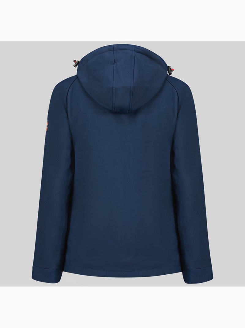 Casaco softshell com capuz tacer – geographical norway Azul-marinho - Kiabi