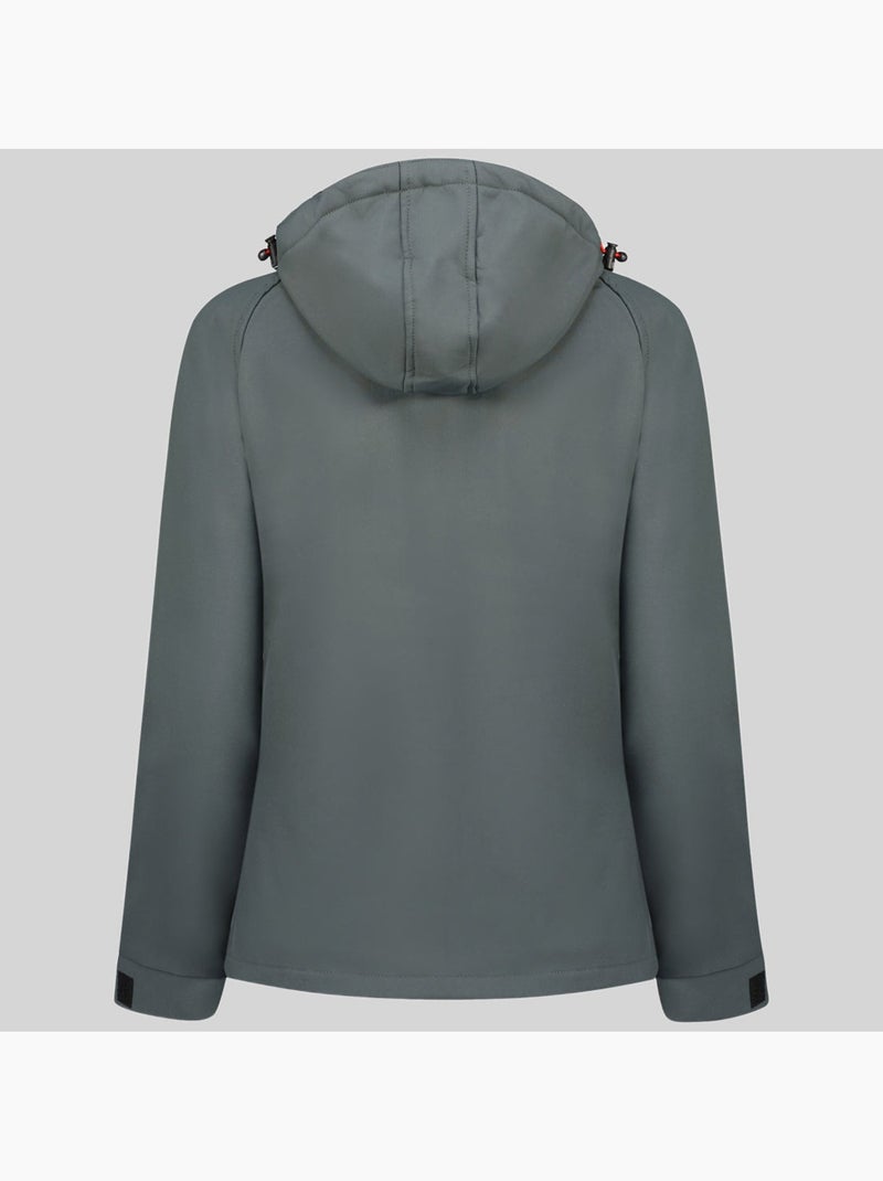 Casaco softshell com capuz tacer – geographical norway Cinza escuro - Kiabi