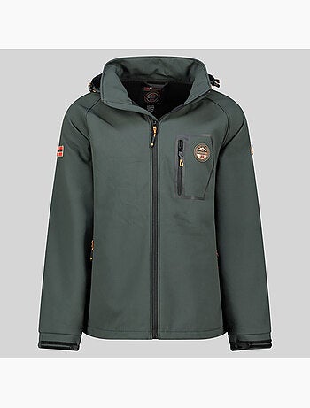 Casaco softshell com capuz takable – geographical norway
