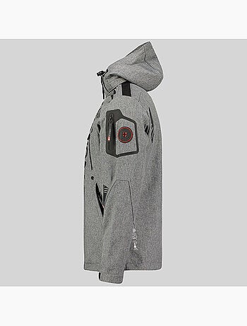 Casaco softshell com capuz talentueux – geographical norway