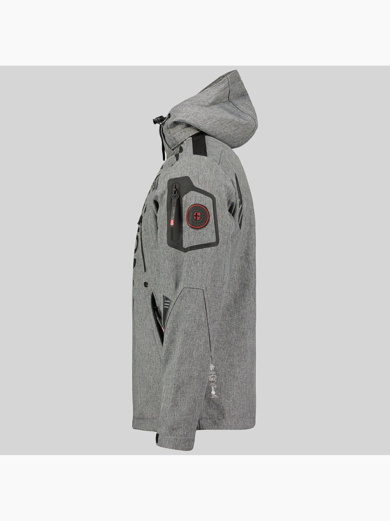Casaco softshell com capuz talentueux – geographical norway Cinza escuro - Kiabi