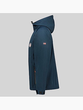 Casaco softshell com capuz tamigobadge – geographical norway