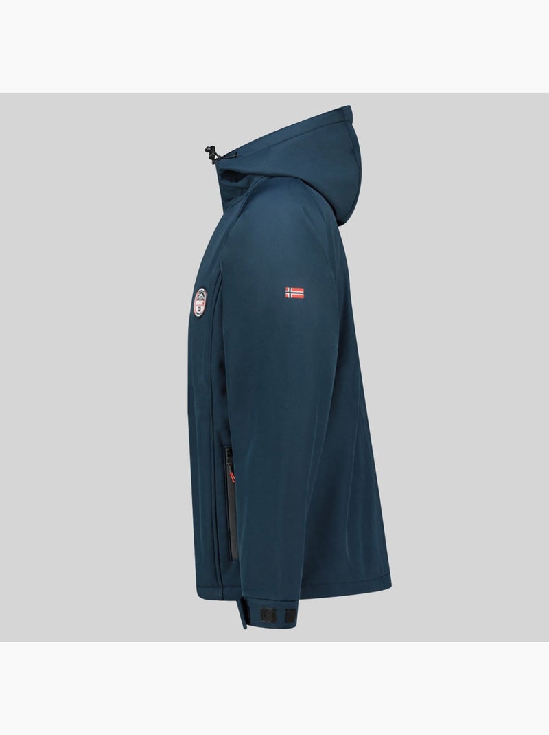 Casaco softshell com capuz tamigobadge – geographical norway Azul-marinho - Kiabi