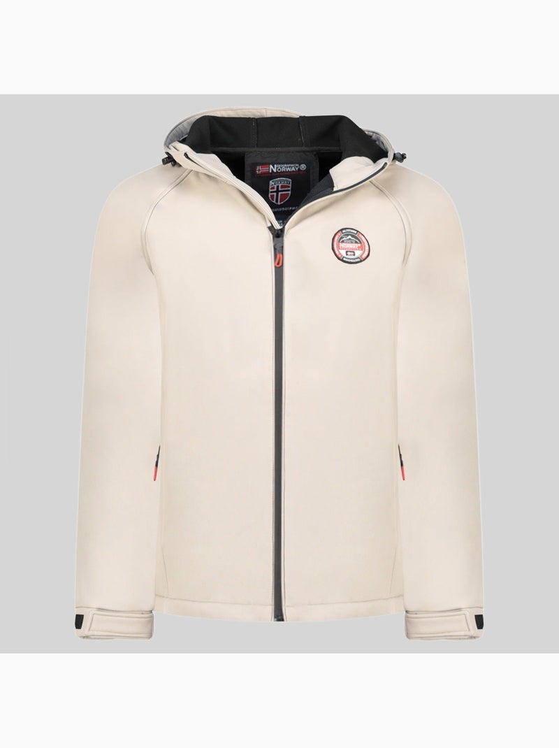 Casaco softshell com capuz tamigobadge – geographical norway Bege - Kiabi