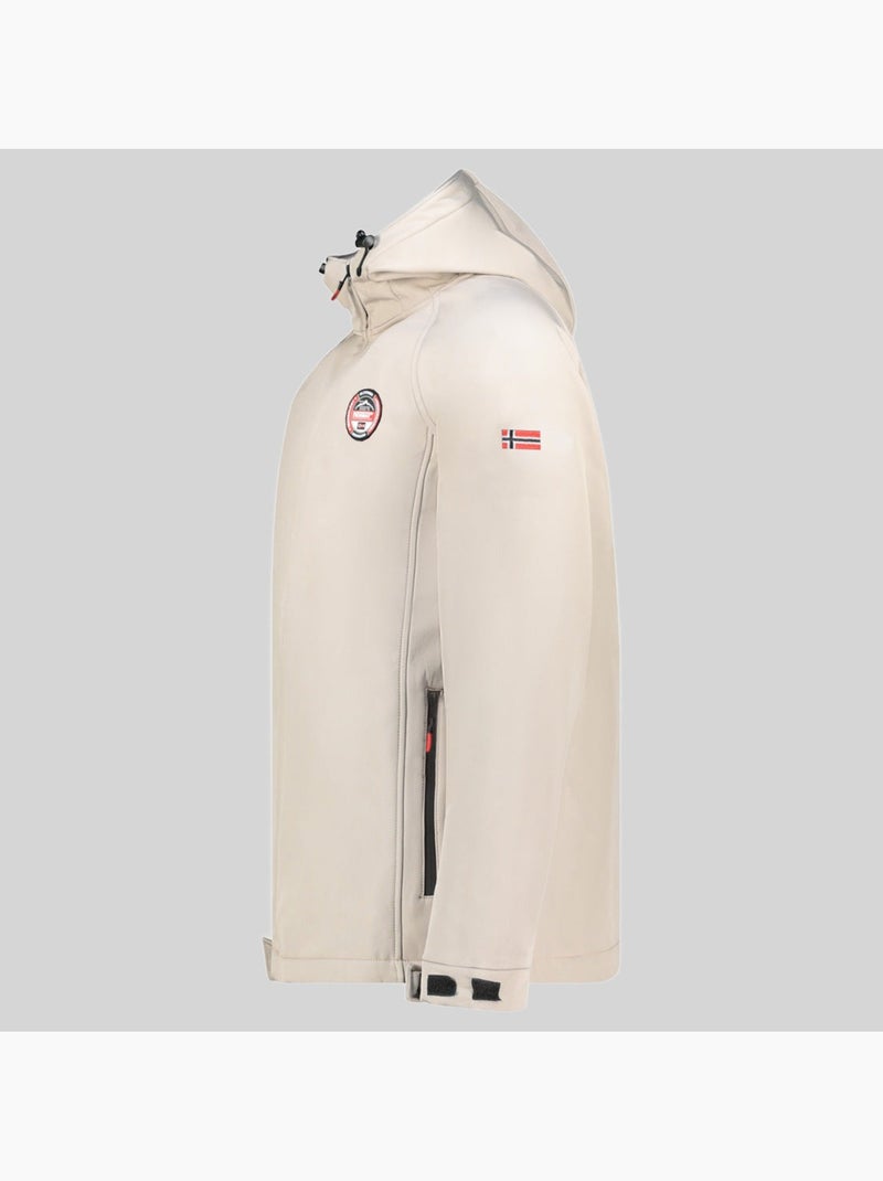 Casaco softshell com capuz tamigobadge – geographical norway Bege - Kiabi