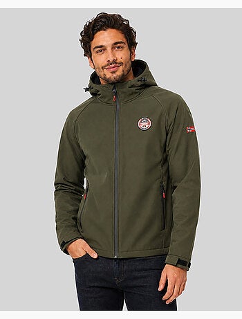 Casaco softshell com capuz tamigobadge – geographical norway