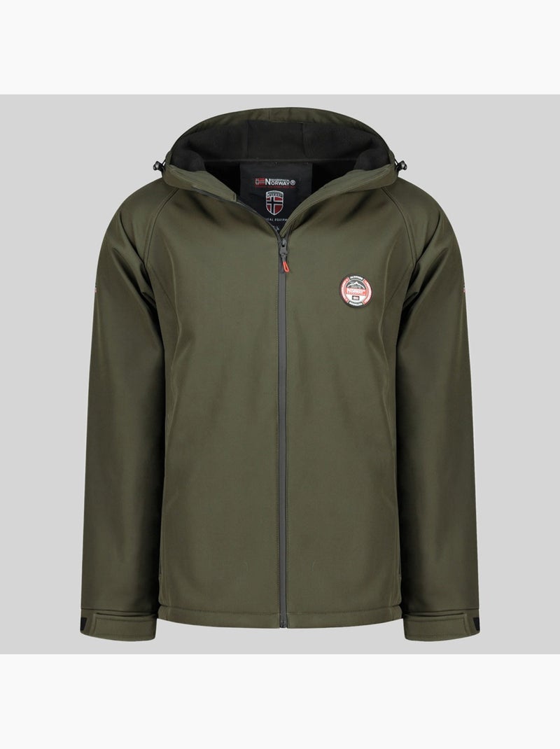 Casaco softshell com capuz tamigobadge – geographical norway Cáqui - Kiabi