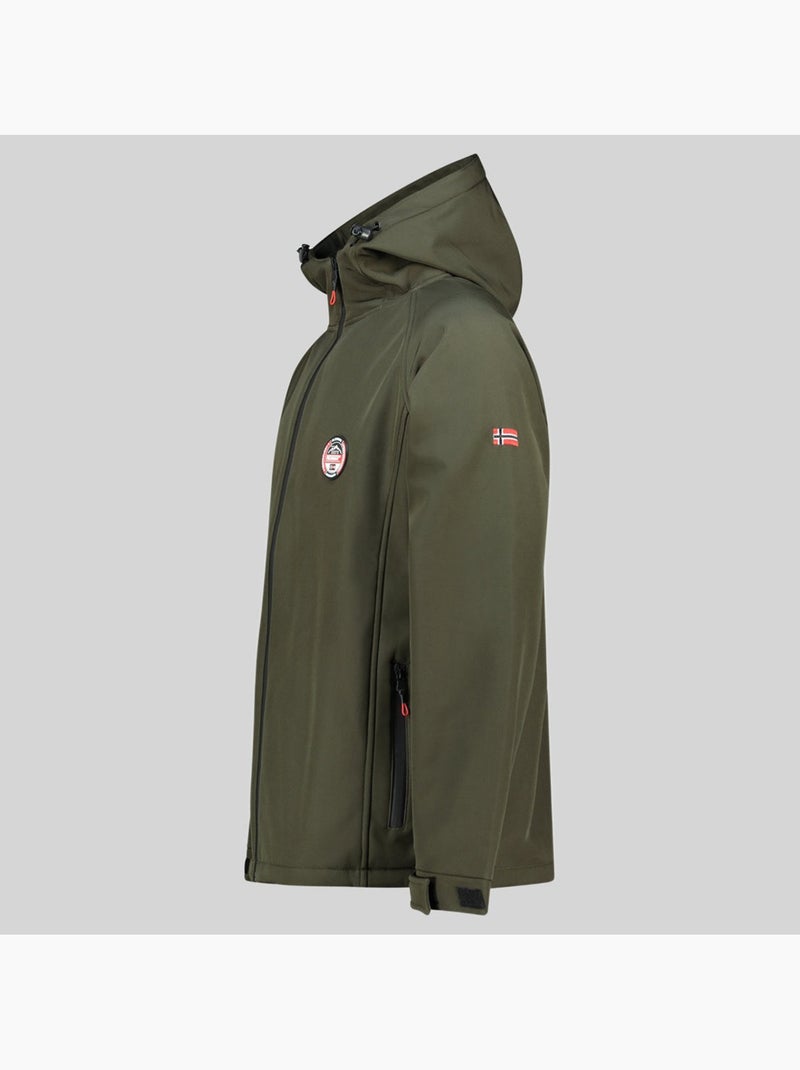 Casaco softshell com capuz tamigobadge – geographical norway Cáqui - Kiabi