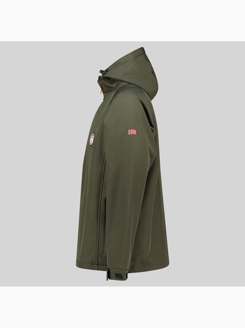 Casaco softshell com capuz tamigobadge – geographical norway Cáqui - Kiabi