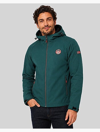 Casaco softshell com capuz tamigobadge – geographical norway