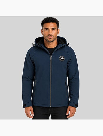 Casaco softshell com capuz tamigoglass – geographical norway