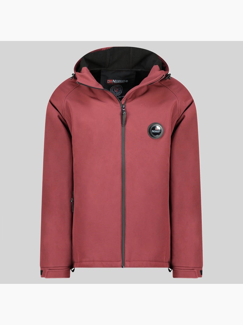 Casaco softshell com capuz tamigoglass – geographical norway Bordô - Kiabi