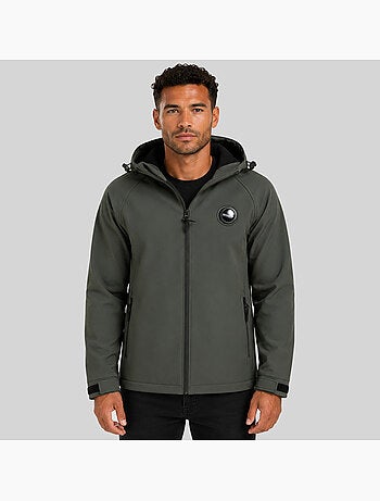Casaco softshell com capuz tamigoglass – geographical norway