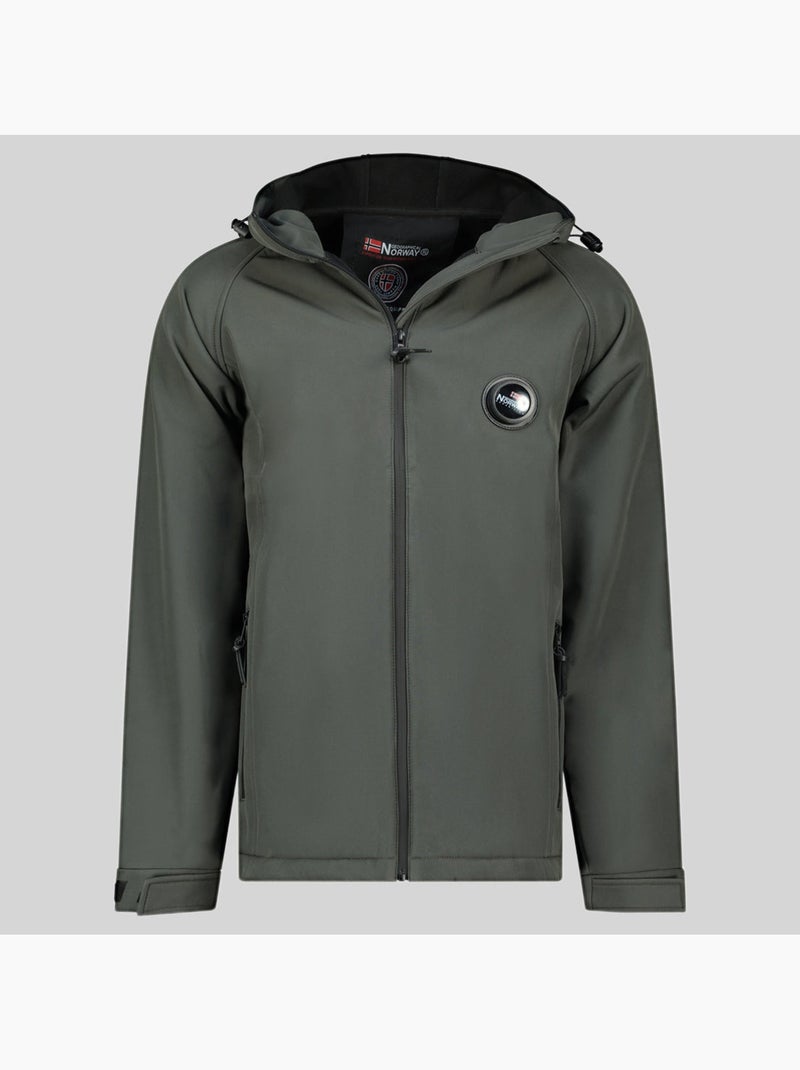 Casaco softshell com capuz tamigoglass – geographical norway Cinza escuro - Kiabi