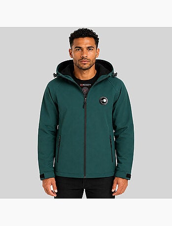 Casaco softshell com capuz tamigoglass – geographical norway