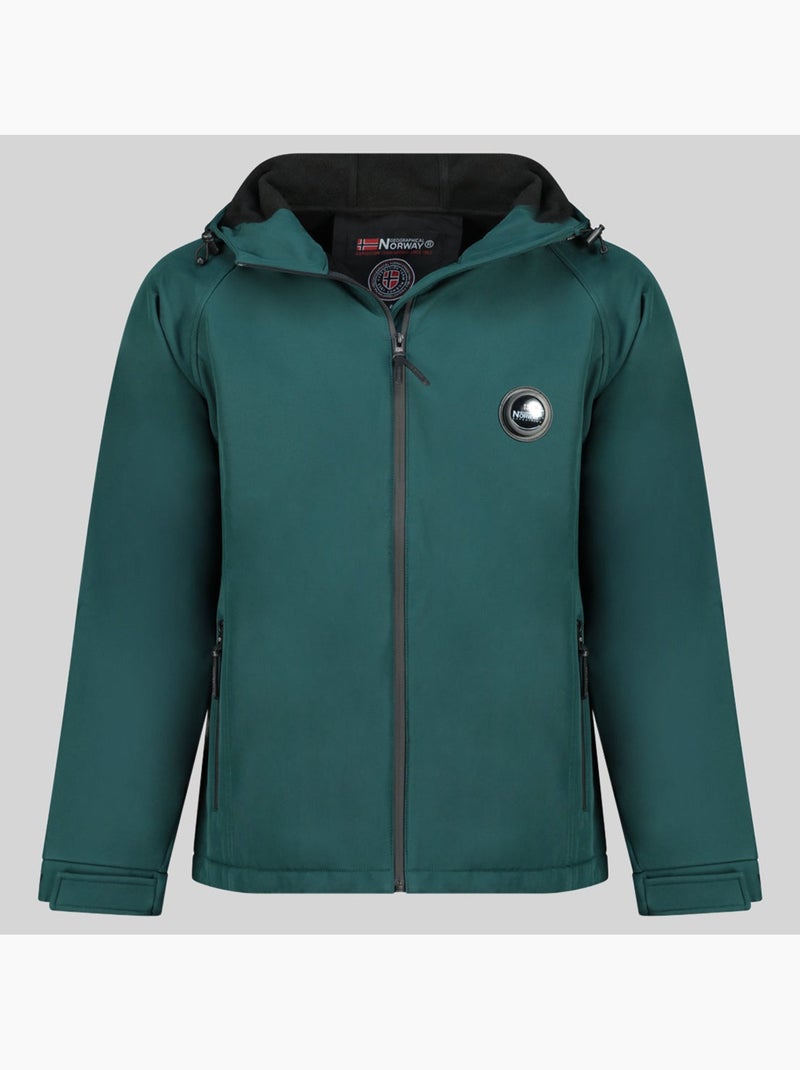 Casaco softshell com capuz tamigoglass – geographical norway Verde escuro - Kiabi
