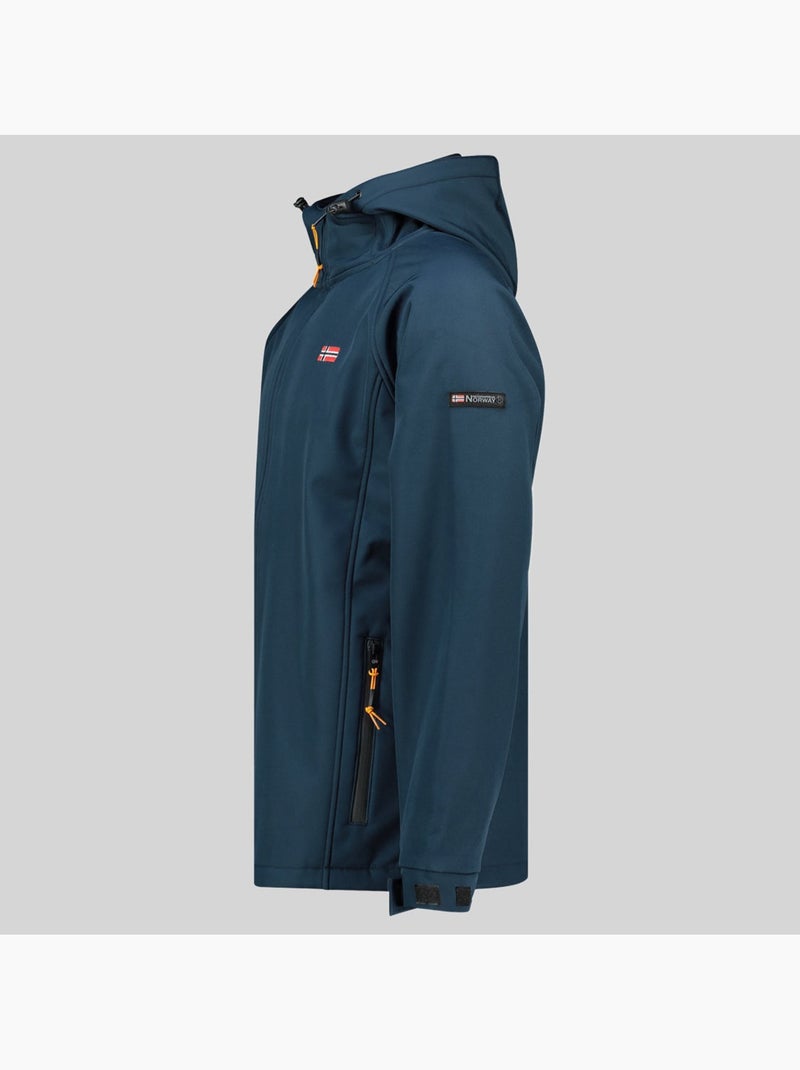 Casaco softshell com capuz tamigolor – geographical norway Azul-marinho - Kiabi