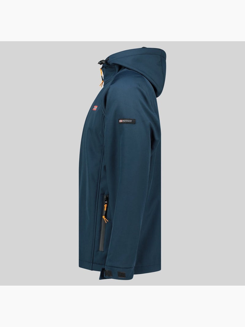 Casaco softshell com capuz tamigolor – geographical norway Azul-marinho - Kiabi