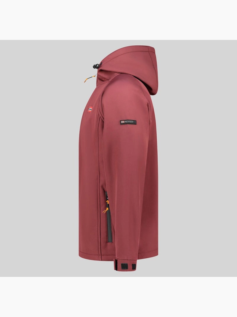 Casaco softshell com capuz tamigolor – geographical norway Bordô - Kiabi