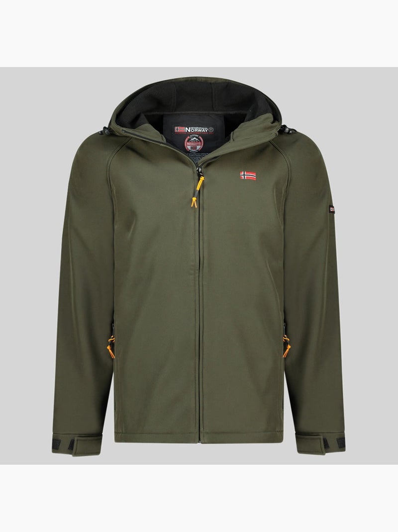 Casaco softshell com capuz tamigolor – geographical norway Cáqui - Kiabi