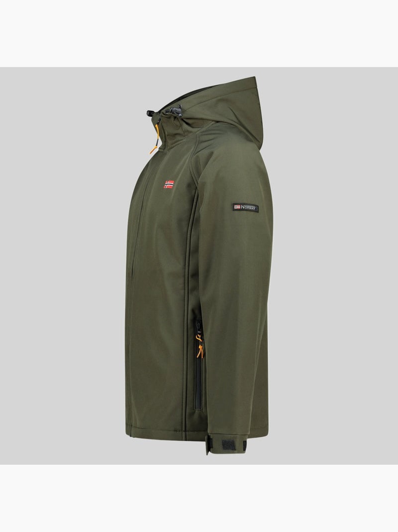 Casaco softshell com capuz tamigolor – geographical norway Cáqui - Kiabi