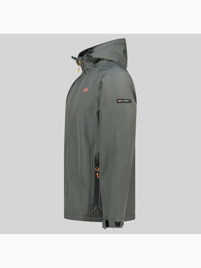 Casaco softshell com capuz tamigolor – geographical norway Cinza escuro - Kiabi