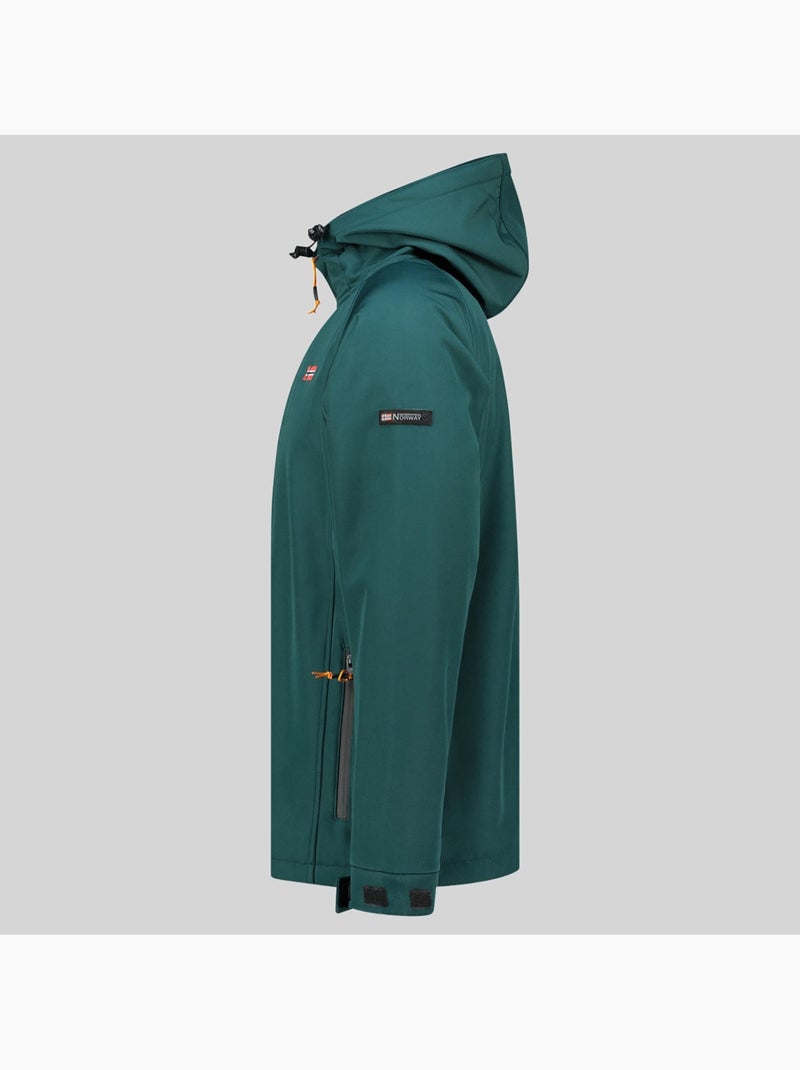 Casaco softshell com capuz tamigolor – geographical norway Verde escuro - Kiabi