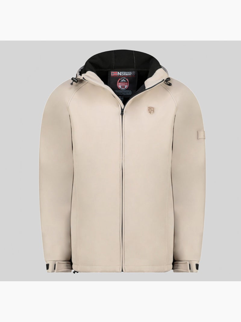 Casaco softshell com capuz tamigotal – geographical norway Bege - Kiabi