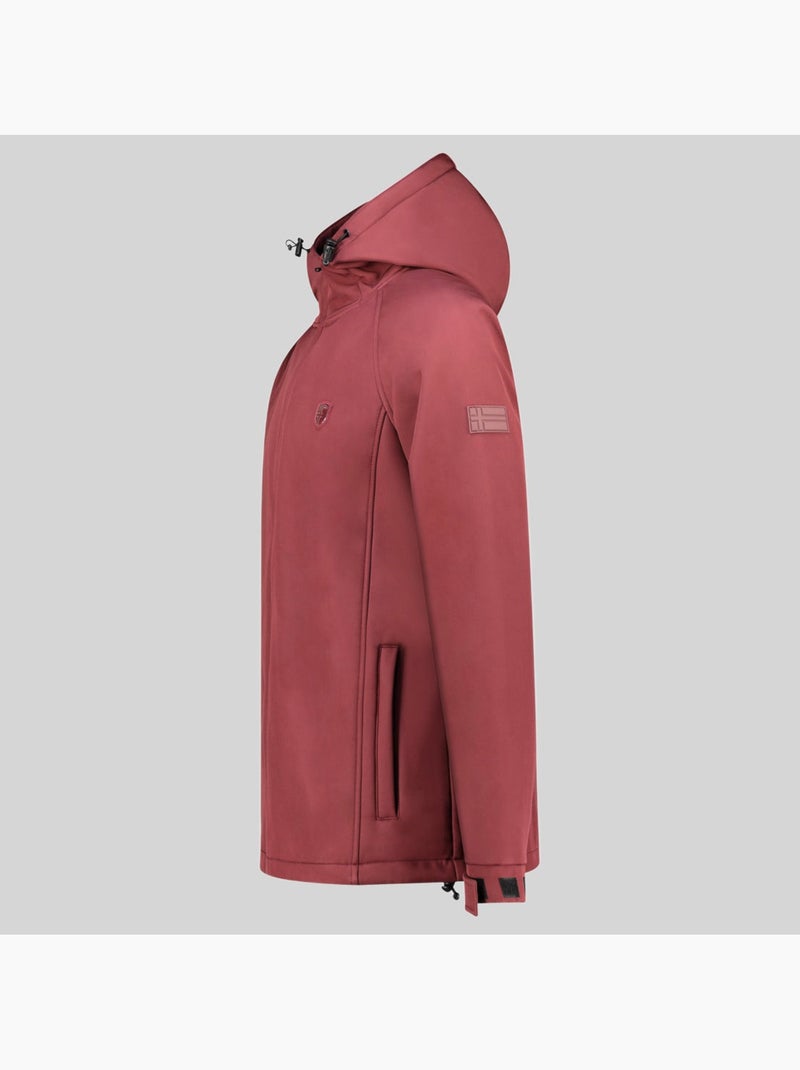 Casaco softshell com capuz tamigotal – geographical norway Bordô - Kiabi