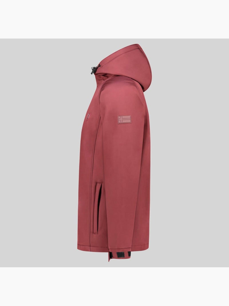 Casaco softshell com capuz tamigotal – geographical norway Bordô - Kiabi