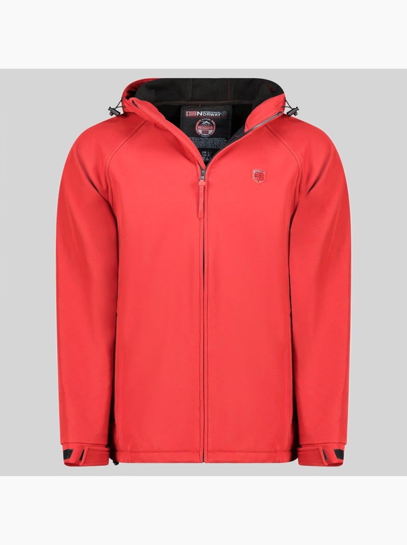 Casaco softshell com capuz tamigotal – geographical norway Vermelho - Kiabi