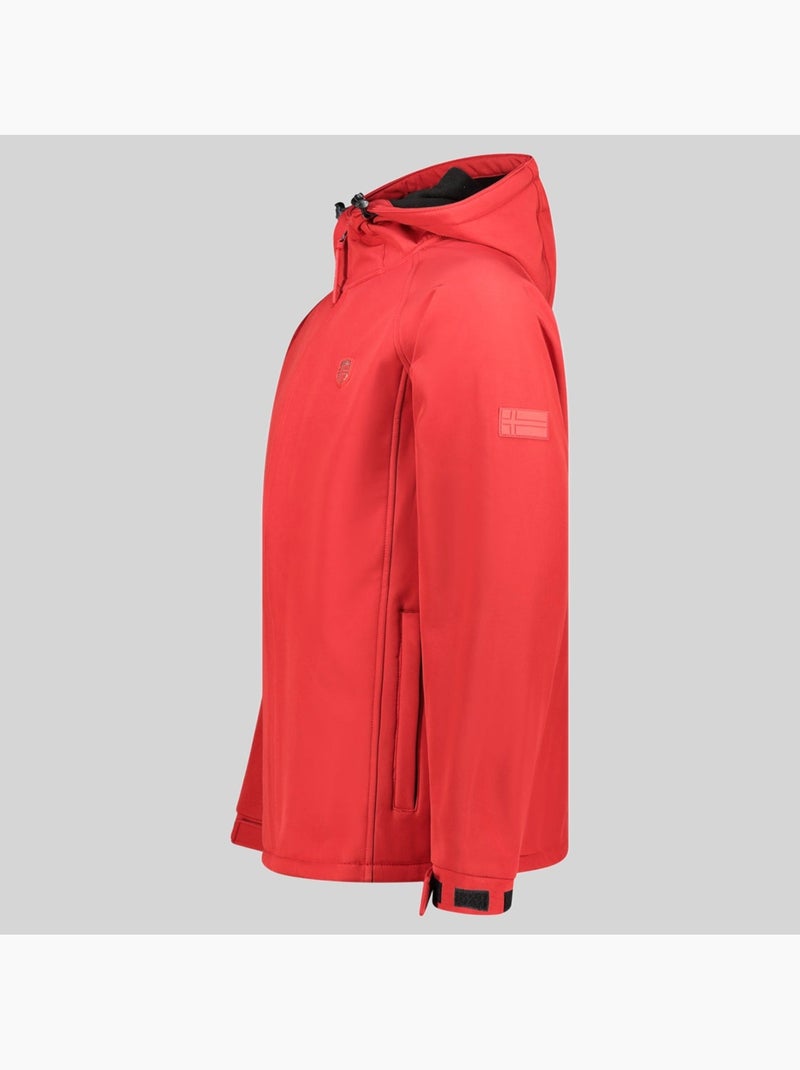 Casaco softshell com capuz tamigotal – geographical norway Vermelho - Kiabi