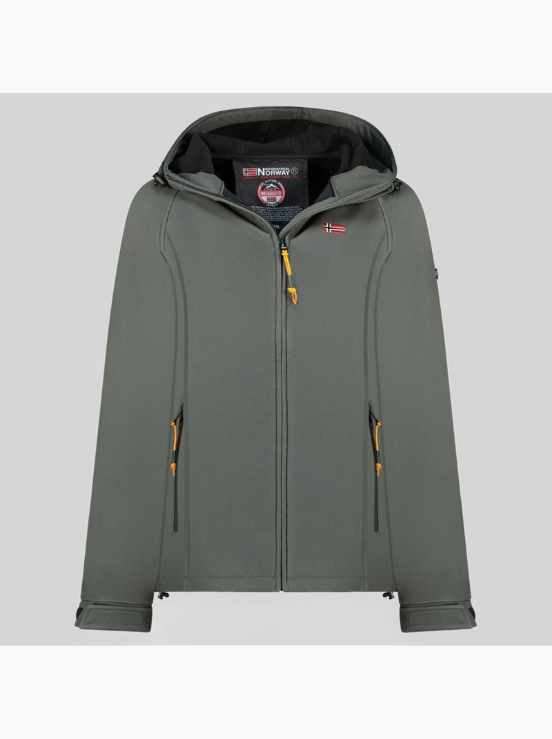 Casaco softshell com capuz tamilalor – geographical norway Cinza escuro - Kiabi