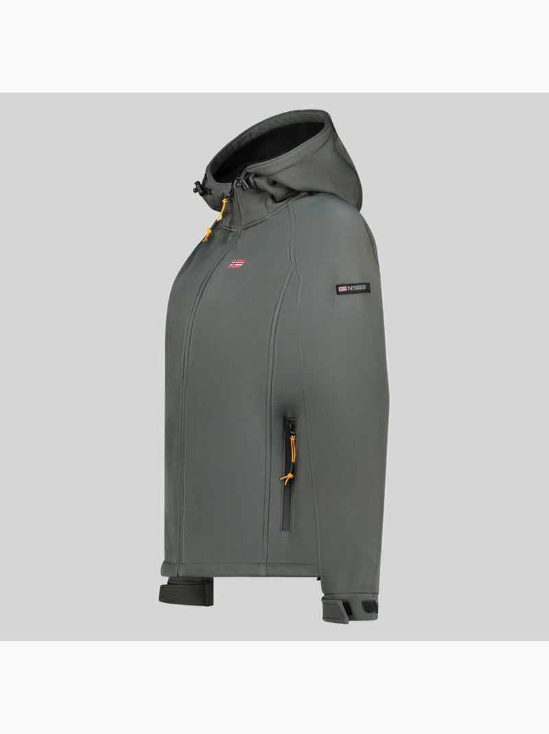 Casaco softshell com capuz tamilalor – geographical norway Cinza escuro - Kiabi