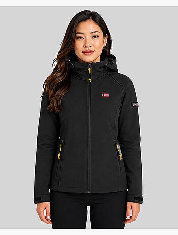 Casaco softshell com capuz tamilalor – geographical norway
