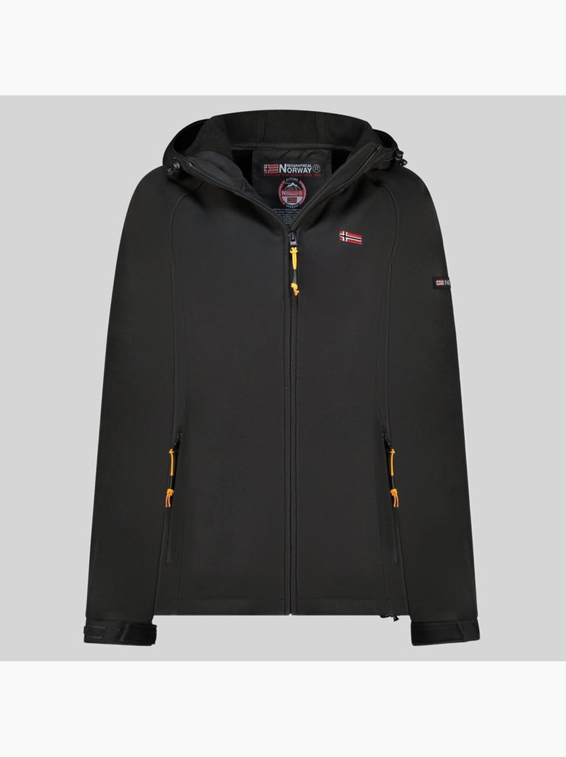 Casaco softshell com capuz tamilalor – geographical norway Preto - Kiabi