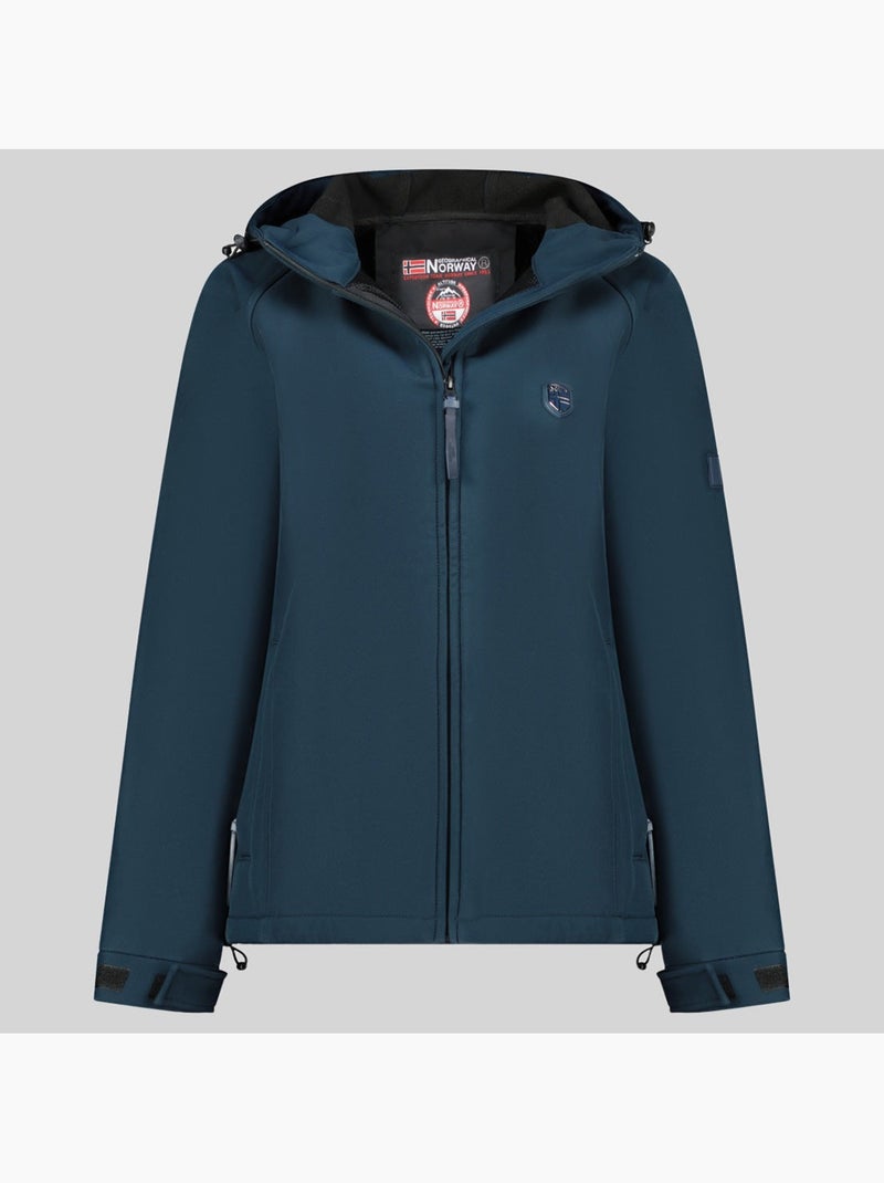 Casaco softshell com capuz tamilatal – geographical norway Azul-marinho - Kiabi
