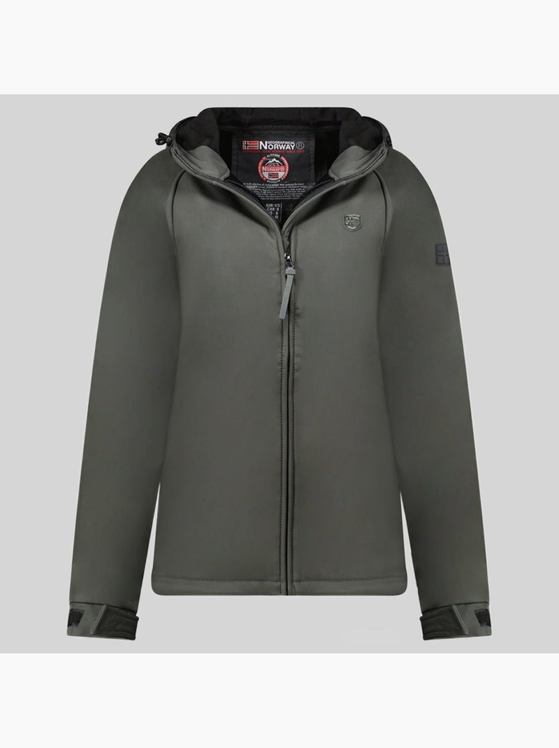Casaco softshell com capuz tamilatal – geographical norway Cinza escuro - Kiabi