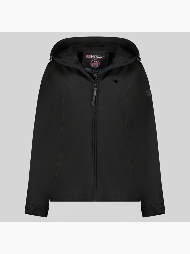Casaco softshell com capuz tamilatal – geographical norway Preto - Kiabi