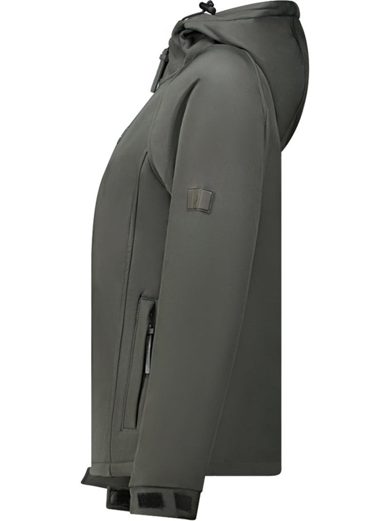 Casaco softshell com capuz tamilataleak – canadian peak Cinza escuro - Kiabi