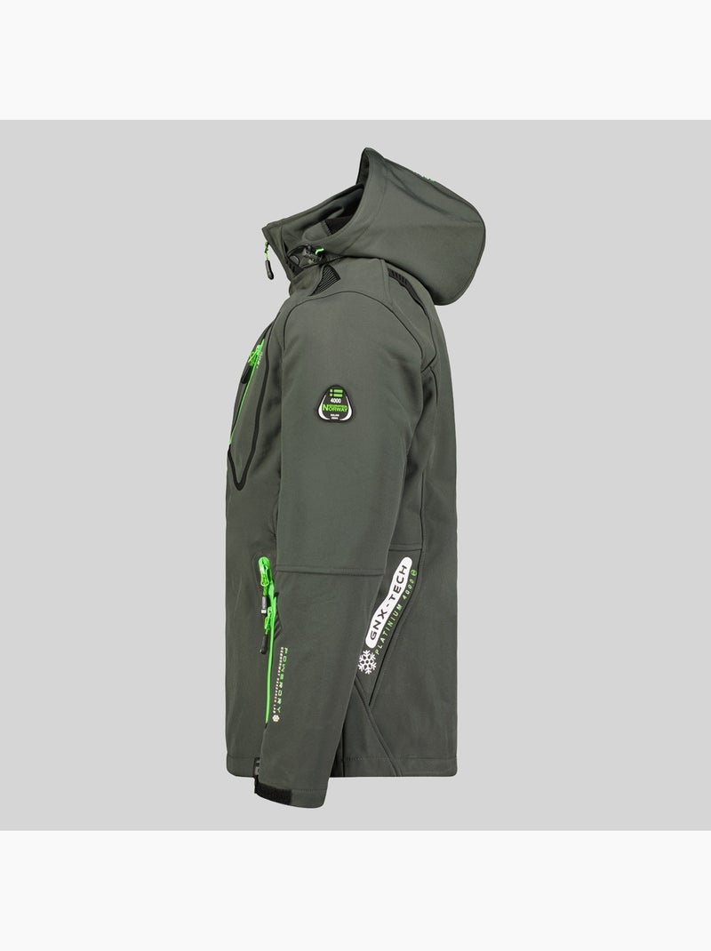 Casaco softshell com capuz tanada – geographical norway Cinza escuro - Kiabi
