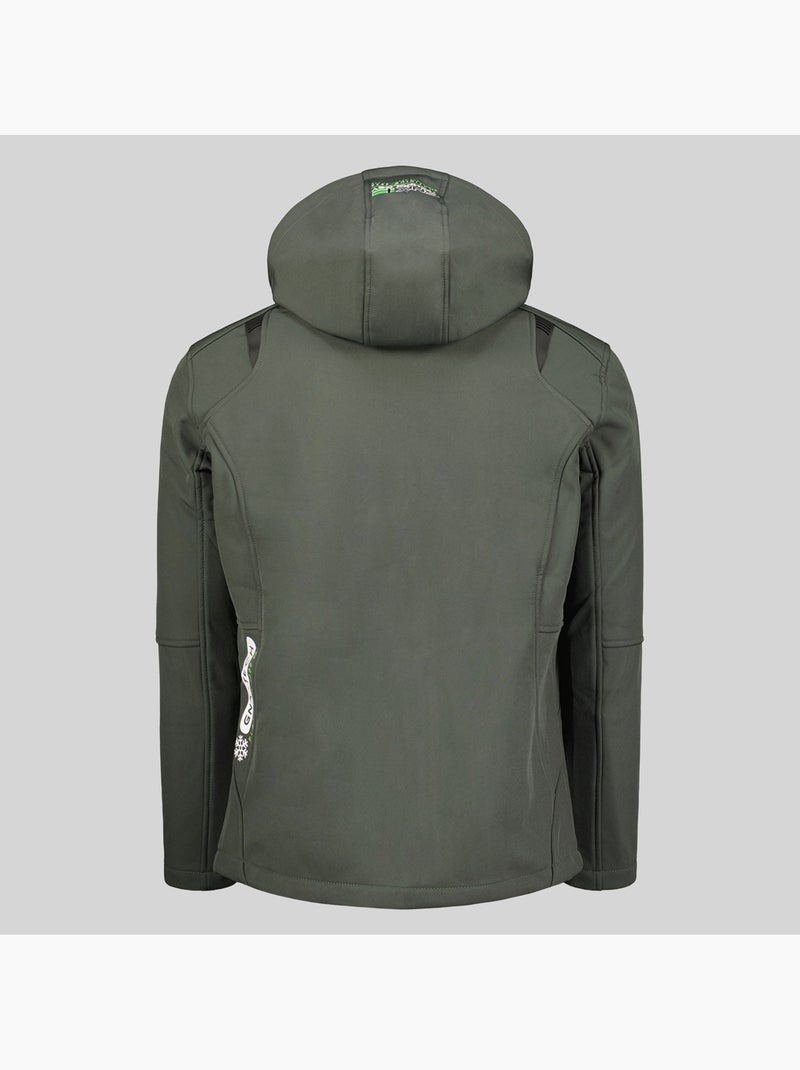 Casaco softshell com capuz tanada – geographical norway Cinza escuro - Kiabi