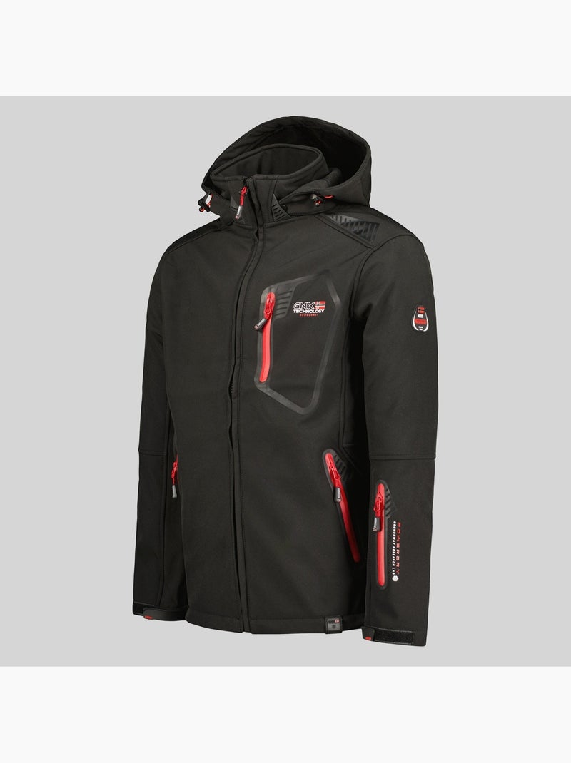 Casaco softshell com capuz tanada – geographical norway Preto - Kiabi
