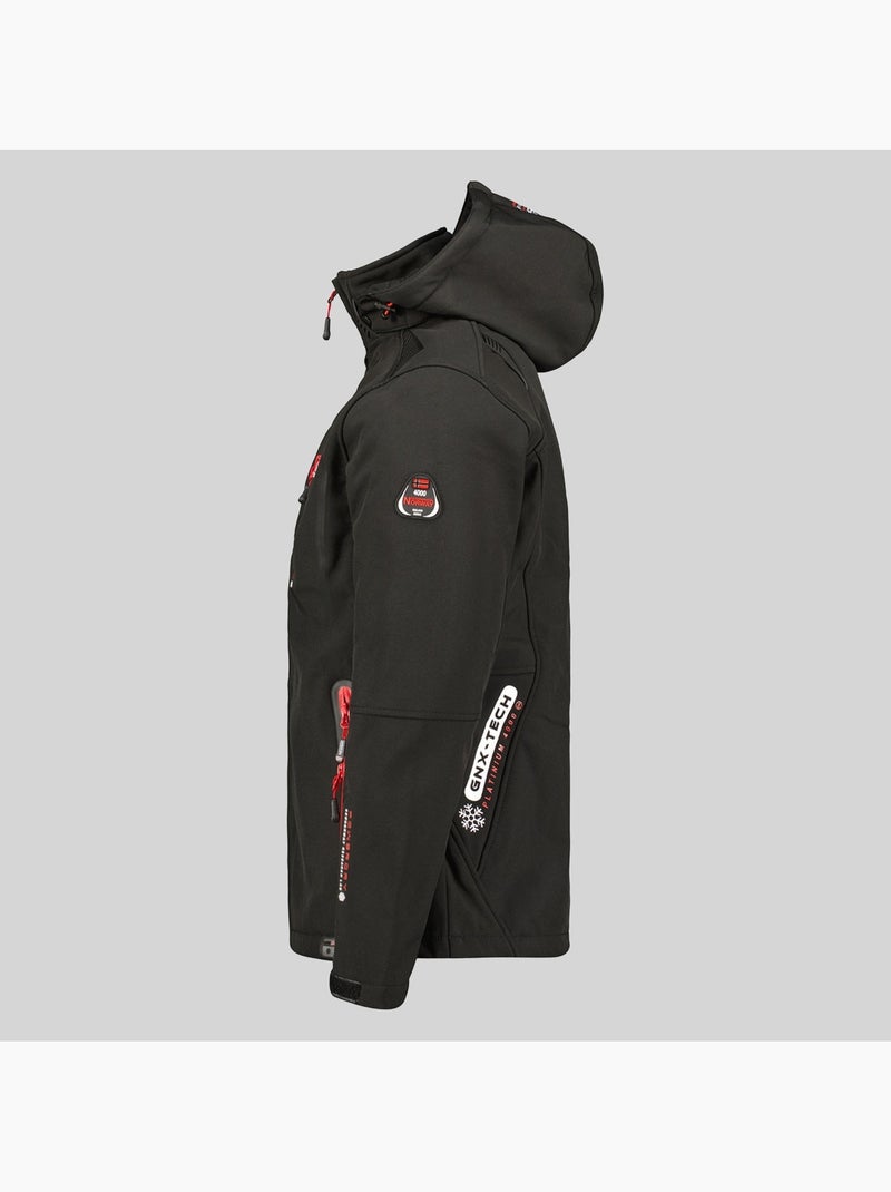 Casaco softshell com capuz tanada – geographical norway Preto - Kiabi