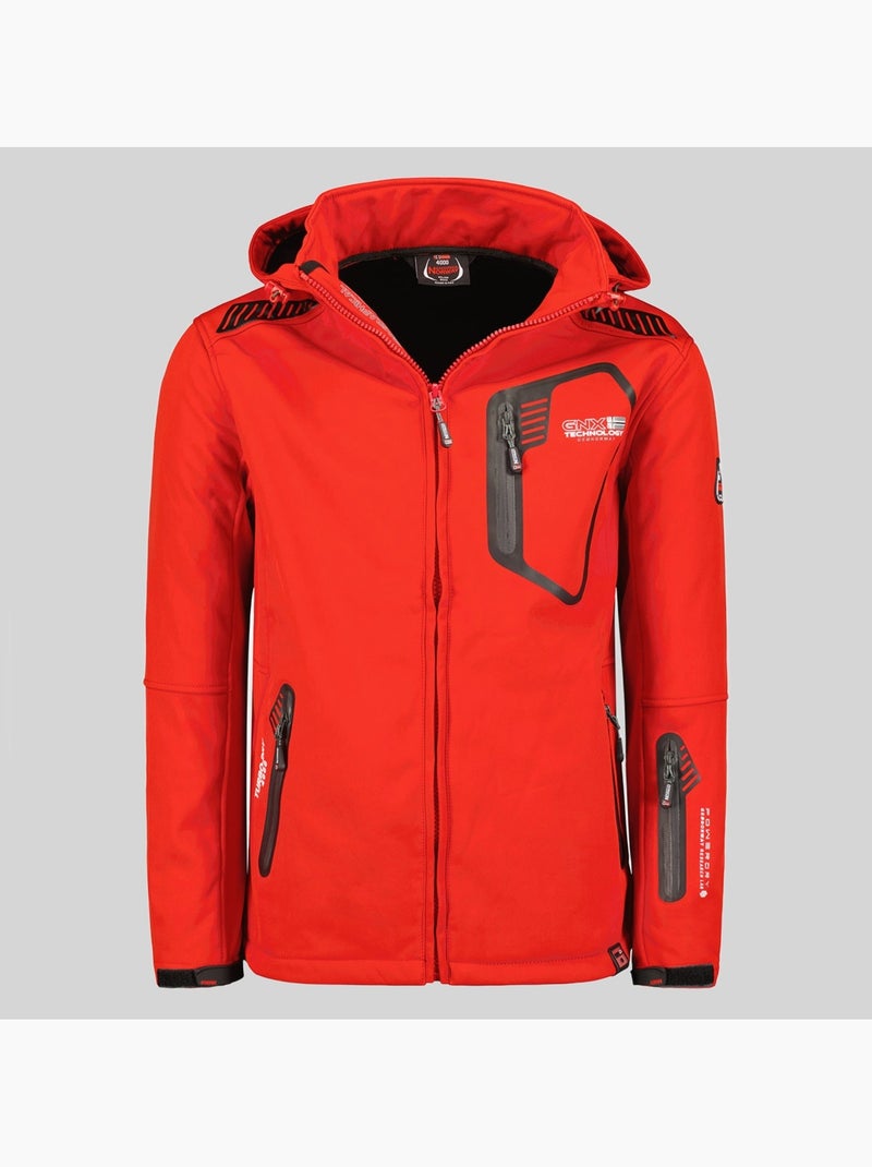 Casaco softshell com capuz tanada – geographical norway Vermelho - Kiabi