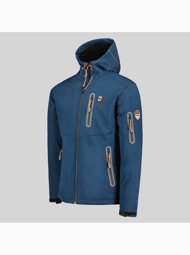 Casaco softshell com capuz taxillus – geographical norway Preto - Kiabi