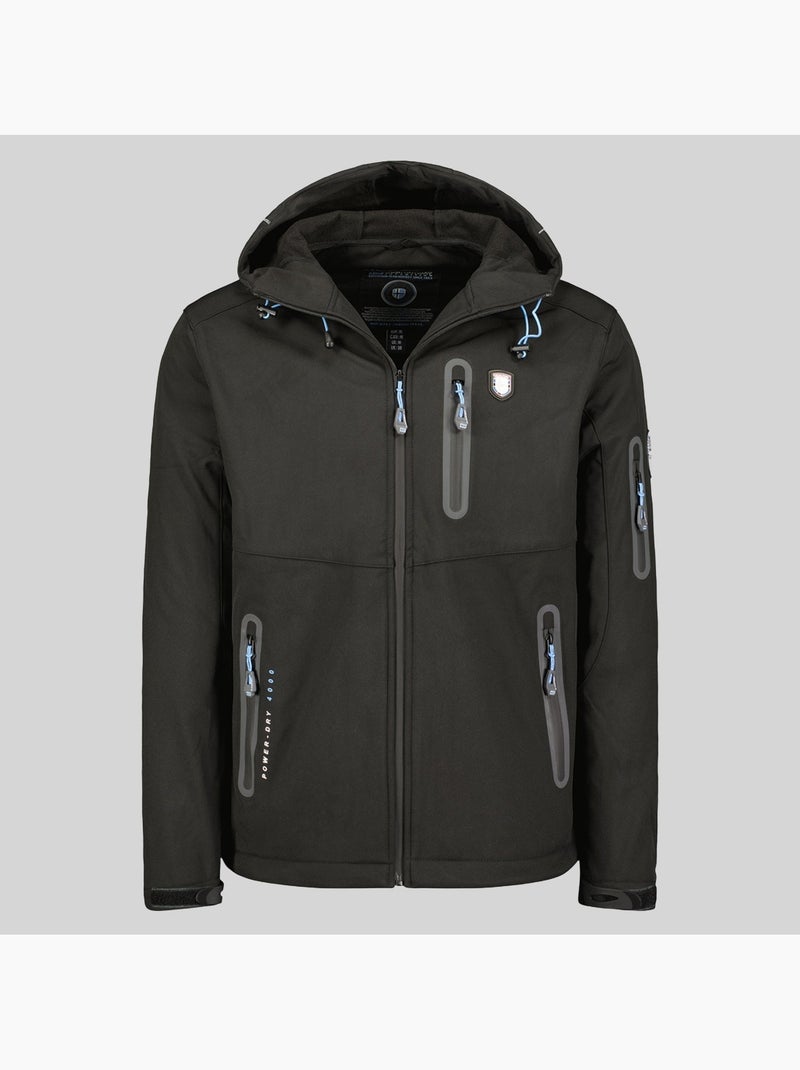 Casaco softshell com capuz taxillus – geographical norway Preto - Kiabi