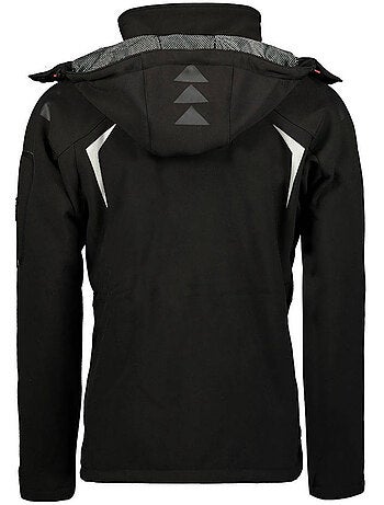 Casaco softshell com capuz techno dark – geographical norway
